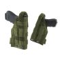 Fondina ambidestra per aggancio Jacket o pannello cosciale - Olive Drab ""Verde"" - DEFCON 5 (D5-GS05 OD)