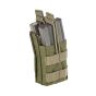 Double Quick-release magazine pocket for M4 - Olive Drab "Green" - DEFCON 5 (D5-M4OS OD)