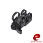 Slitta 20mm con anelli per 2 torce Element (EL-EX302B)