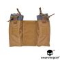 Set Tasche Radio/Mag per Vest JPC Coyote Brown Tan Emerson