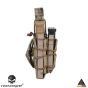 Tasca Doppia per Caricatore M4/AK e Pistola ""Double Decker"" - Coyote Brown ""Tan"" - Emerson (EM6346CB)