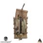 Tasca Doppia per Caricatore M4/AK e Pistola ""Double Decker"" - Khaki - Emerson (EM6346B)