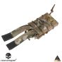 Tasca Doppia per Caricatore M4/AK e Pistola ""Double Decker"" - Khaki - Emerson (EM6346B)