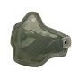 Half face mesh mask Verde