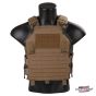 LVAC Assault Carrier Tactical Vest - Coyote Brown Tan - EmersonGear Blue Label