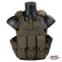 Gilet Tattico Plate Carrier Tactical Vest - 500D - Ranger Green ""Verde"" - EmersonGear Blue Label