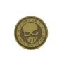 Patch in gomma Don't Run Tan cm 4,5