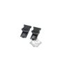 Kit 2 clip per occhiali Model B Nero 19mm FMA (FA-TB317-B)