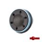 Testa Pistone Silenziata a 6 Fori Cuscinettata - Alluminio CNC - POINT