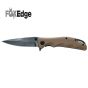 Coltello pieghevole "mandatory fun" in colore coyote tan Edge