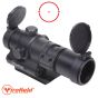 Red Dot Firefield® Sight Impulse 1x28 MOA con laser Batteria AAA