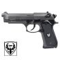 Full metal green gas M92 hand gun  satinat black HFC