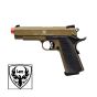 Pistola 1911 Tactical I full metal scarrellante a Co2 nera/tan HFC (HG 171T)