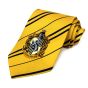 Cravatta gialla con stemma  Tasso Rosso dal film Harry Potter