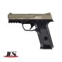 Alpha bicolour two-color gas pistol Frame Black Carole Dark Earth Leopard Eye