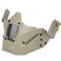 Maschera mezzi viso con attacco per  elmetto  o con elastici Tan