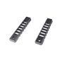 Slitta standard 20mm 7 slots per KEYMODE nero - 2 pezzi   JS-TACTICAL