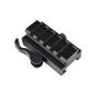 5 slots standard 20mm rail 1/2 inch riser QD BLACK   JS-TACTICAL