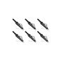 Punte da CacciaTre lame - 6 grammi -43mm   SET  6 pz  (JX-216)