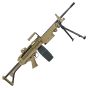 A&K electric rifle Minimi M249 Mk1 PARA polymer version Tan