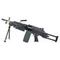 A&K electric rifle Minimi M249  PARA Metal version black