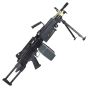A&K electric rifle Minimi M249  PARA Metal version black