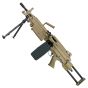 Fucile elettrico Minimi M249 PARA Tan  Polymere  version A&K