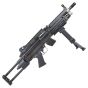A & K electric rifle Minimi M249k PARA polymer version black