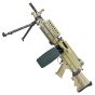 Mitraliatrice  elettrica MK46 polymer version  dark earth A&K