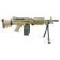 Mitraliatrice  elettrica MK46 polymer version  dark earth A&K