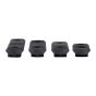 Set of 4 20/22 mm rails for MOE handguards - Black - MP