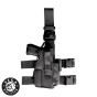 Tactical Leg Holster in Black Cordura Vega Holster