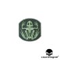 Patch in PVC Skeleton Frog Ver.3 Verde Emerson Gea