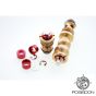 Turbo Valve GBB Output Valve Thickness for WE Magazines - Red - Poseidon