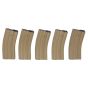 5x Hi-Cap magazines set 300 rounds for M4/M16 series tan SPECNA ARMS