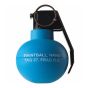 Disposable M67 Grenade from Airsoft / PaintBall - Dots and Blue Paint - TagInn (TAG-67B)