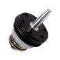 CNC POM AIR BRAKE DOUBLE O-RING BALL BEARING AEG PISTON HEAD WITH ADJUSTABLE AOE FPS (TPAA)