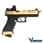 Pistola a Gas Glock 17 G17 - Nera/Oro - Vorsk (VGP-01-26-BDS)