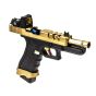 Pistola a Gas Glock 17 G17 - Nera/Oro - Vorsk (VGP-01-26-BDS)