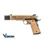 Pistol Green Gas 1911 VP-X  Gas Gun - Tan - Vorsk  (VGP-03-06)