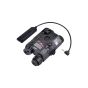 Aiming device red laser with led flashlight black  WADSN  