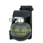 GRANATA M67 DUMMY NERO SET CON SUPPORTO  WOSPORT (WO-EX06B)