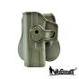 Fondina rigida ad Estrazione Rapida per Mancini - pistole Serie GLOCK - Olive Drab ""Verde"" - WoSport (WO-GB42LV)