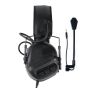 Headphones set with microphone with noise reduction - Black - WoSport