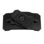 wosport flashlight mount for universal helmet black