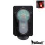 Red signaling light with Velcro attachment or Black WoSport cable