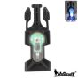 Luce di Segnalazione Blu aggancio su Fibbia Nero WoSport