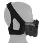Mezza Maschera Scorpion Nero Wosport 