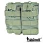 Doppia Tasca Porta Caricatore - Olive Drab ""Verde"" - WoSport (WO-MG12V)