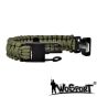 Braccialetto Survival 3 in 1 - Verde - WoSport (WO-SL42V)